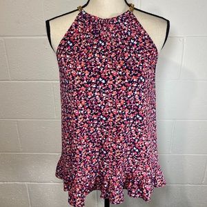 MICHAEL Michael Kors Tiny Wildflower Halter Top